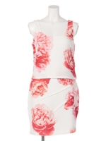 サイドダーツフラワーOP/WHT