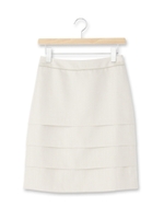 ティアードスカート/ボルドー(064)