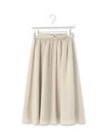 レーヨン混ローンスカート/ライトベージュ(051)