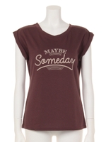 ロゴプリントＴ/グレー