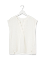 Vカットプルオーバー/ホワイト系(002)