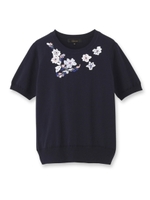 シャイニーニットプルオーバー/ネイビー(093)