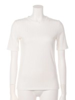 テレコ半袖TOPS/オフホワイト