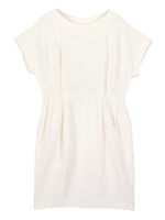 リネンコクーンワンピース/ホワイト