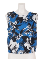 bright flower T/T/ブルー