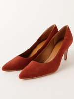 ◇JOC 15 SUD ポインテッド パンプス / スウェード/BRICK