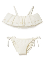 オフショルサンテンセットビキニ/ラベンダー