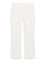 フレアカラーパンツ/WHT