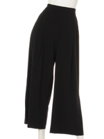 フレアワイドパンツ/クロ