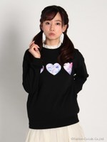 DreamingHeartレース衿P/O/ブラック