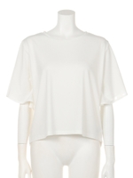 【FEMININE】フレアスリーブTOPS/ホワイト