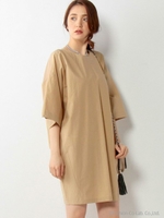 ○Munich ウシロV プルオーバー ワンピース / ミューニック/Beige