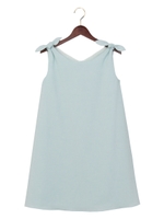 ●JOC サップ Aライン 肩リボン ワンピース/Navy