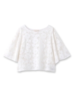 クロシェレースプルオーバー/オフホワイト(003)