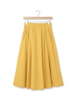 ハイウエストミディ丈スカート/オフホワイト(003)