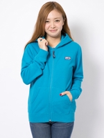 BASIC SWEAT ZIP HOODIE/ブルー