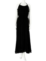 【Decologコラボ】ホルターネックマキシワンピース/ブラック