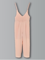 ジョーゼットルーズサロペット/ピンク