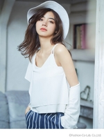 短丈トッパー フレアキャミSET/ホワイト