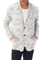 【AZUL by moussy】カモフラ天竺テーラードジャケット/L/GRY