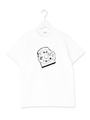 イラストプリントTシャツ/ホワイト(001)