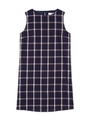 ウインドウペンチェックワンピース/ネイビー(121)