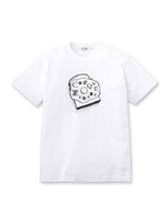 トーストプリントTシャツ/ホワイト(001)