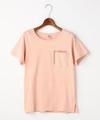 USAコットンクルーポケットTシャツ