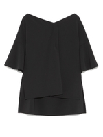 袖フリルブラウス/WHT