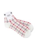 オリジナルチェックソックス/ボルドー(264)