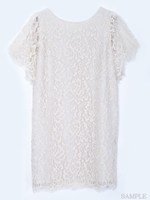 スカラップレースワンピース/ロイヤルブルー