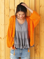 クロシェ ボーダー ボレロ/L/ORG