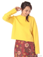 M ルーズスウェットプルオーバー/Yellow