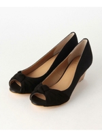 BFC ノットウェッジパンプス50/Navy