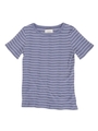 【Casual】テレコボーダーTee/ブルー