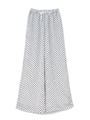 ドットパジャマパンツ/ホワイト