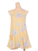 【BENETTON】パンジー柄ワンピース単品/YL