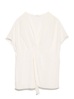 【emmi atelier】ツイストブラウス/OWHT