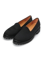 カウレザースリッポンシューズ/ブラック(019)