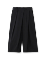 タックワイドパンツ/ブラック(019)