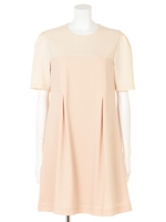 【F i.n.t】ニュアンスバイカラーワンピース/LIGHT PINK