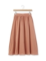 綿ローンスカート/レンガ(069)