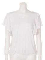 BACKカシュクールPO/WHT