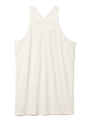GAUZE SWEAT TANK DRESS/ブルー
