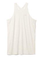 GAUZE SWEAT TANK DRESS/ブルー