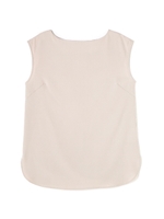 ジョーゼットノースリーブブラウス/グレー(020)