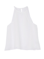 CROPPED FLARE TOPS/NVY