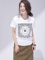 バンダナ柄Tee/ホワイト