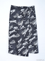 レオパードスカート/キャメル