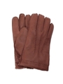 Deerskin leather glove/ブラウン(042)